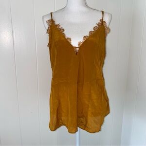 Free People Gold Camisole